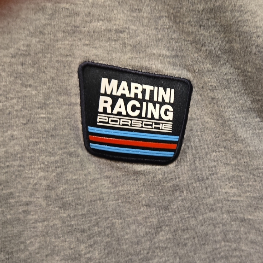 PORSCHE DESIGN Gray Tee with Blue and Red Accents / Martini Racing / sz XL - Picture 3 of 8